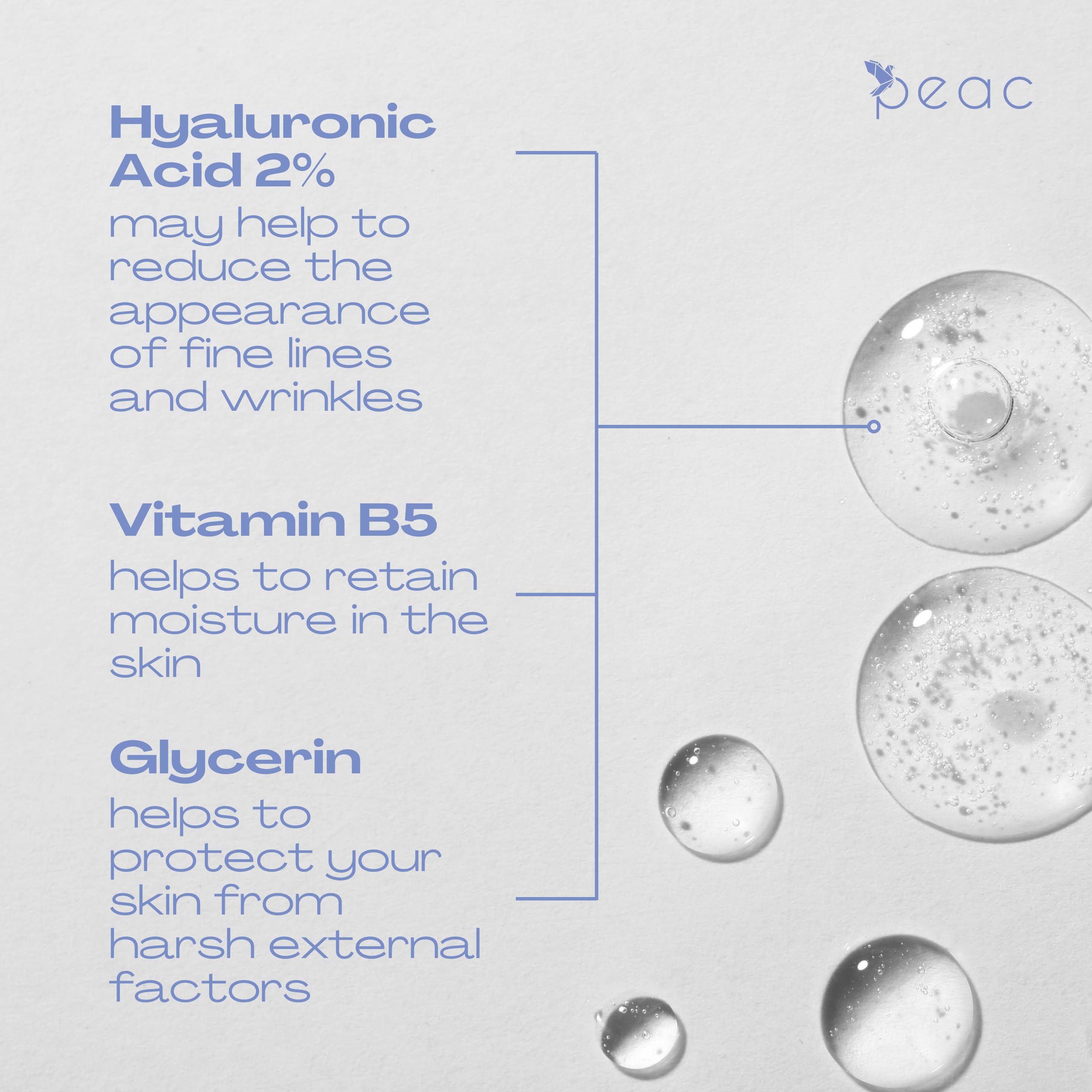 Hyaluronic Acid 2% + B5 Serum 30ml/1oz – USA Made - All Skin Types - Hyaluronic Acid Serum for Face – Hydrating, Plumping & Lightweight – Fragrance Free Skincare – Moisturizing Face Serum for Women